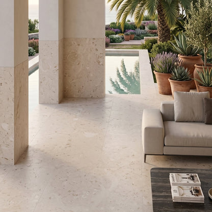 Shell Reef Tumbled Limestone Pavers