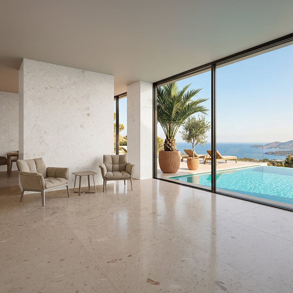 Shell Reef Tumbled Limestone Pavers