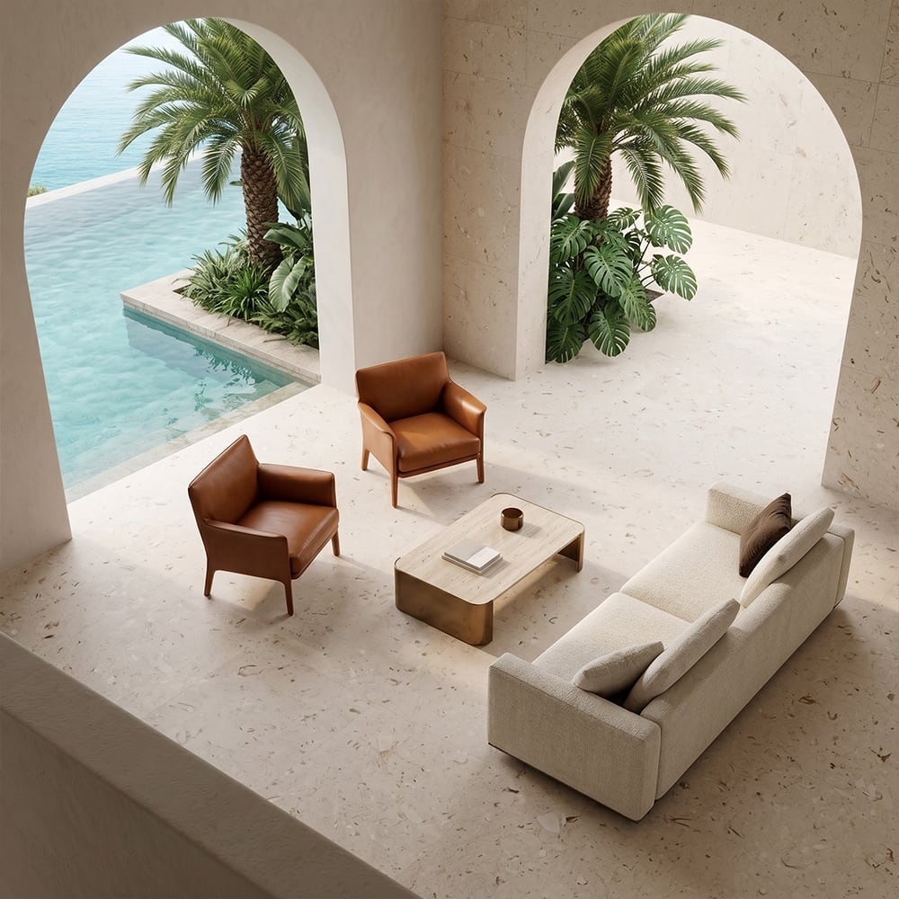 Shell Reef Tumbled Limestone Pavers