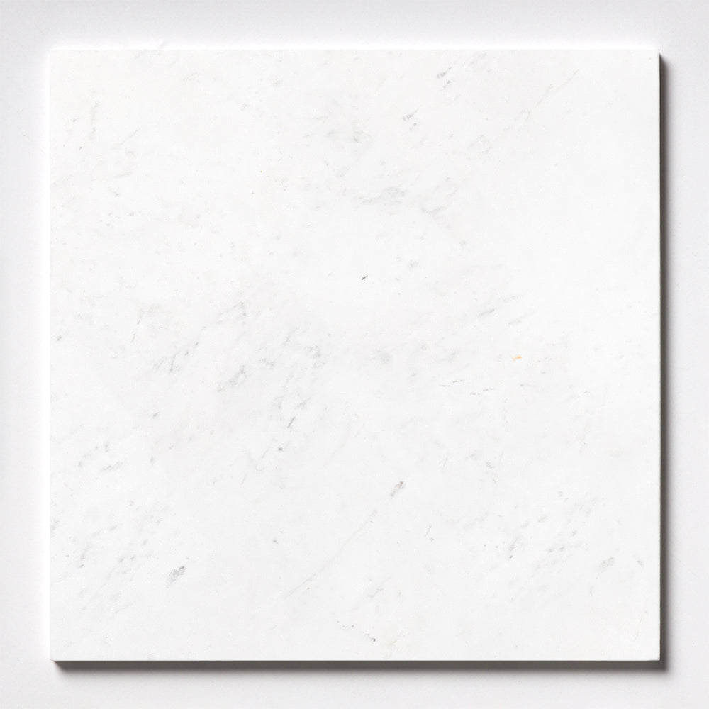 Royal White Honed Marble Tile