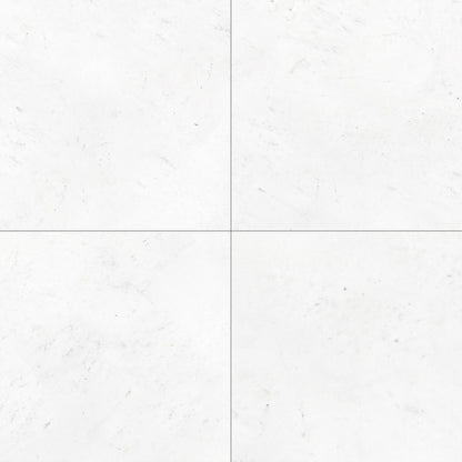 Royal White Honed Marble Tile