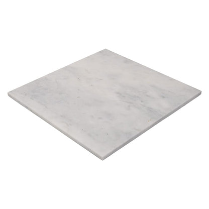 Black, Carrara T Honed Checkerboard Pattern Marble Tile