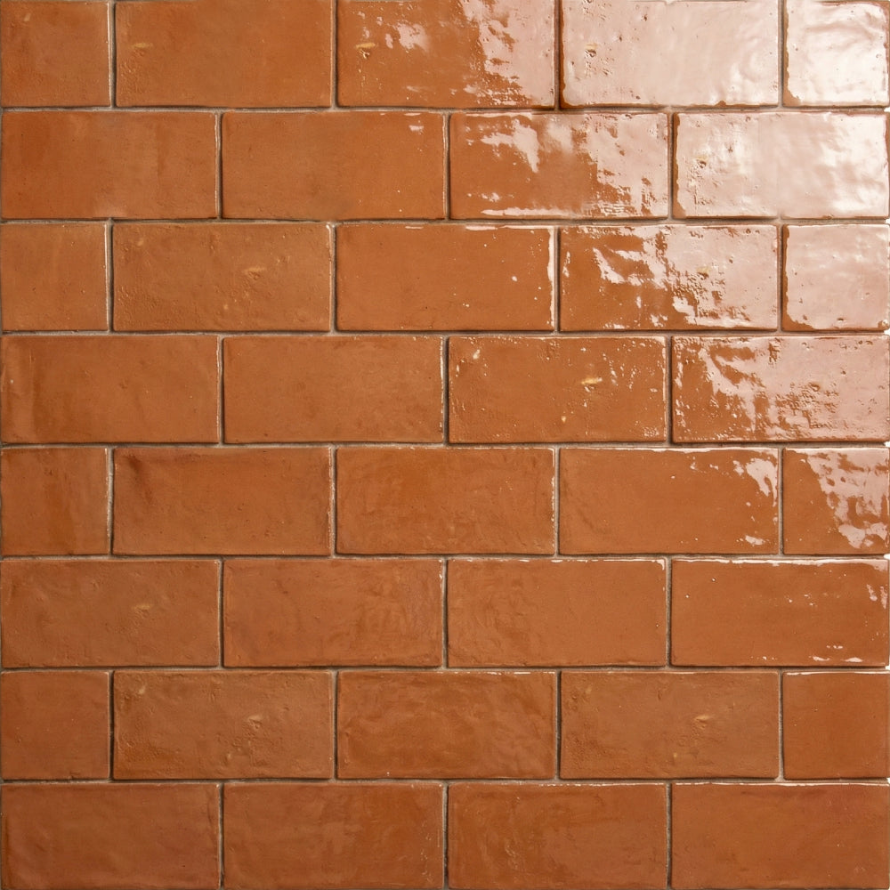 Sunrise Natural Hand Pressed Terracotta Tile