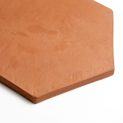 Sunrise Natural Hand Pressed Hexagon 8 Terracotta Tile