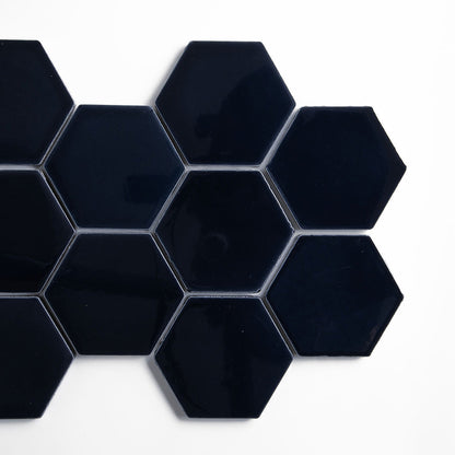 Azul Laguna Glossy Hexagon 4 Ceramic Tile