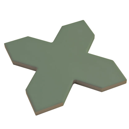Sage Green 5x5 Matte Cross Porcelain Tile (34 pack, 5.31 sq ft/case)