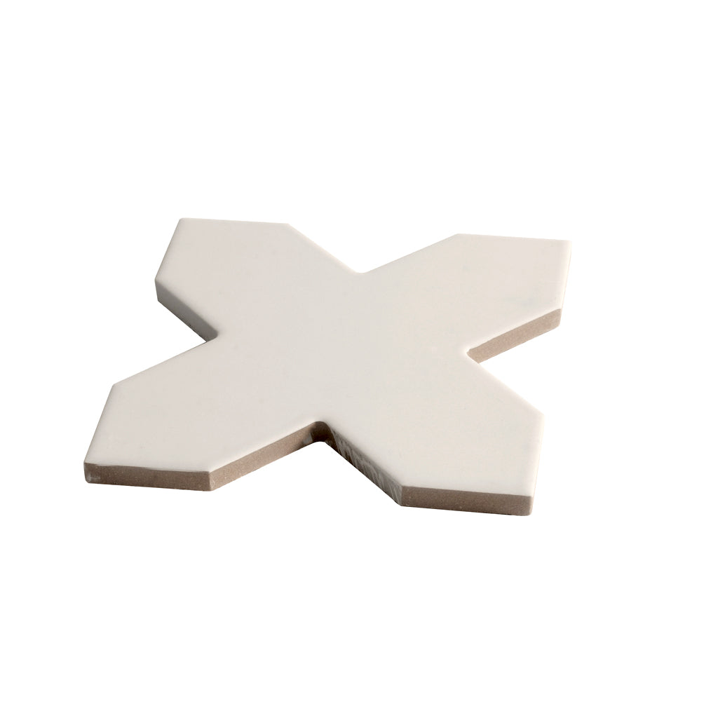 Light Gray 5x5 Matte Cross Porcelain Tile (34 pack, 5.31 sq ft/case)