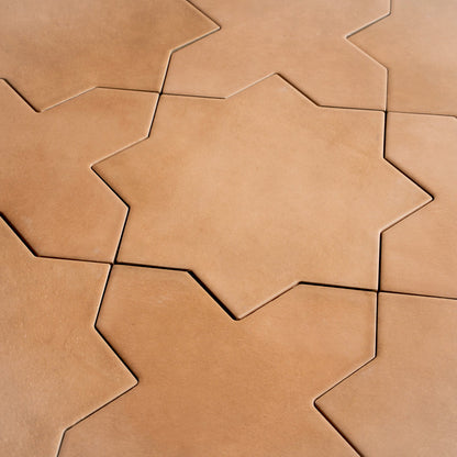 Terracotta 7x7 Matte Star Porcelain Tile (34 pack, 5.31 sq ft/case) - Sample
