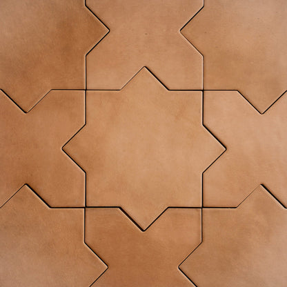 Terracotta 7x7 Matte Star Porcelain Tile (34 pack, 5.31 sq ft/case) - Sample