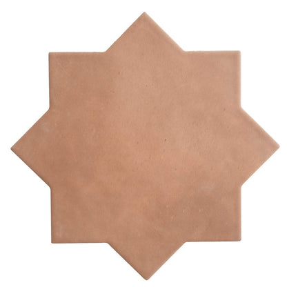 Terracotta 7x7 Matte Star Porcelain Tile (34 pack, 5.31 sq ft/case)
