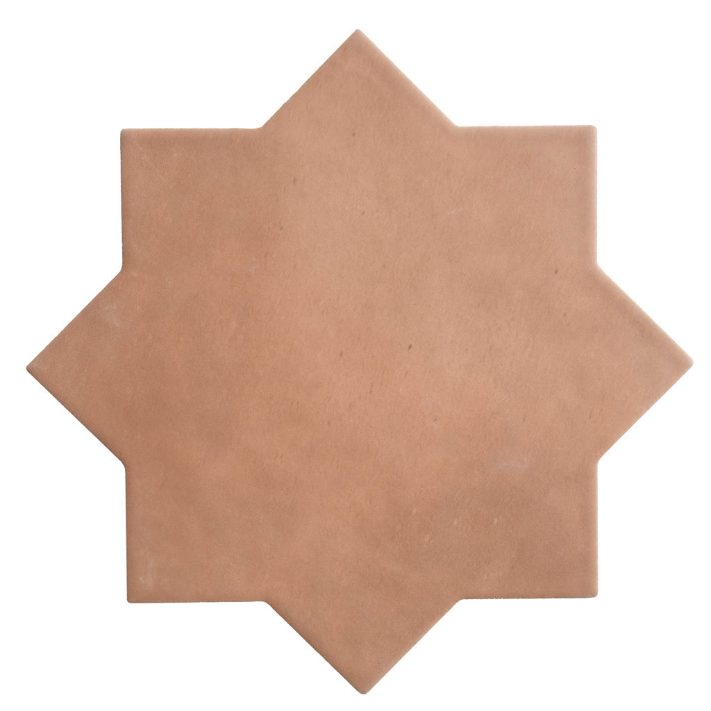 Terracotta 7x7 Matte Star Porcelain Tile (34 pack, 5.31 sq ft/case) - Sample