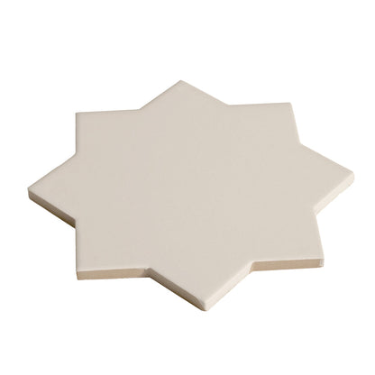 Light Gray 7x7 Matte Star Porcelain Tile (34 pack, 5.31 sq ft/case)