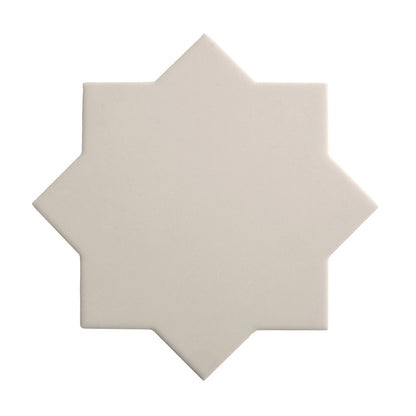 Light Gray 7x7 Matte Star Porcelain Tile (34 pack, 5.31 sq ft/case)