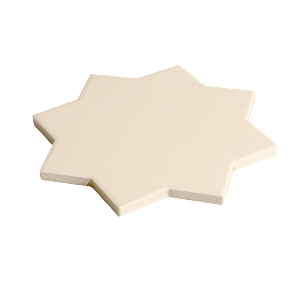 Ecru Taupe 7x7 Matte Star Porcelain Tile (34 pack, 5.31 sq ft/case)