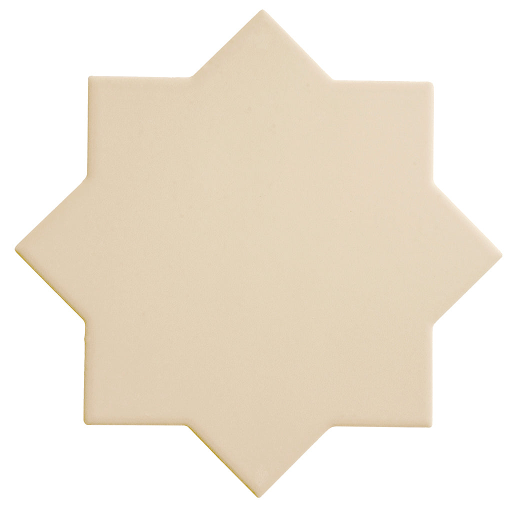 Ecru Taupe 7x7 Matte Star Porcelain Tile (34 pack, 5.31 sq ft/case)