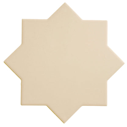 Ecru Taupe 7x7 Matte Star Porcelain Tile (34 pack, 5.31 sq ft/case)
