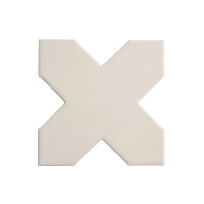 Light Gray 5x5 Matte Cross Porcelain Tile (34 pack, 5.31 sq ft/case)