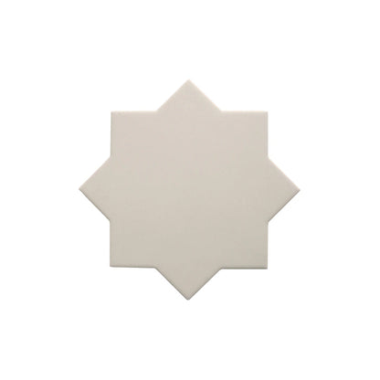 Light Gray 7x7 Matte Star Porcelain Tile (34 pack, 5.31 sq ft/case)