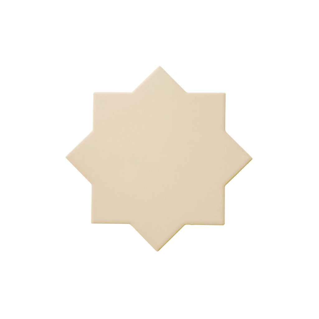 Ecru Taupe 7x7 Matte Star Porcelain Tile (34 pack, 5.31 sq ft/case)