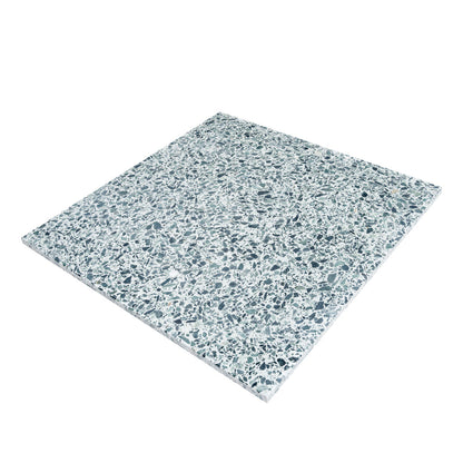 Forest Green White 24x24 Honed Square Terrazzo Large Format Tile (2 pack, 7.75 sq ft/case) - Sample
