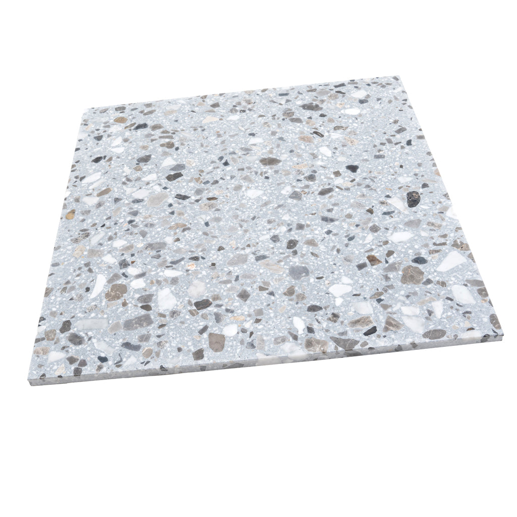 Gray Beige 24x24 Honed Square Terrazzo Large Format Tile (2 pack, 7.75 sq ft/case) - Sample