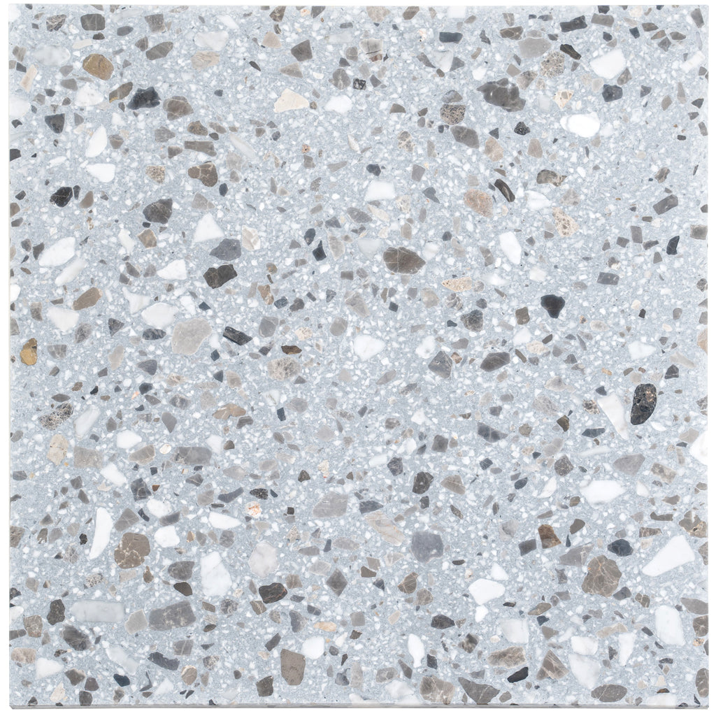 Gray Beige 24x24 Honed Square Terrazzo Large Format Tile (2 pack, 7.75 sq ft/case) - Sample