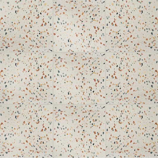 Beige Gold 24x24 Honed Square Terrazzo Large Format Tile (2 pack, 7.75 sq ft/case) - Sample