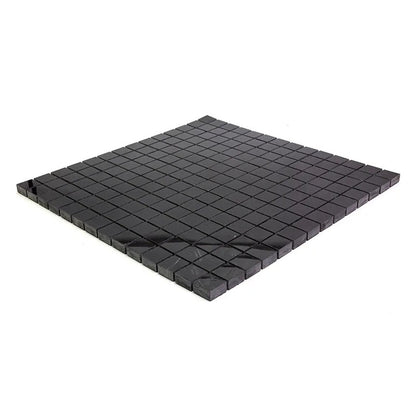 Jet Black 12x12 Polished Square Marble Mosaic Tile (5 pack, 5 sq ft/case) - Sample