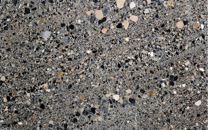 Terrazo Black Conglomerate Bookmatching Polished Marble Slab