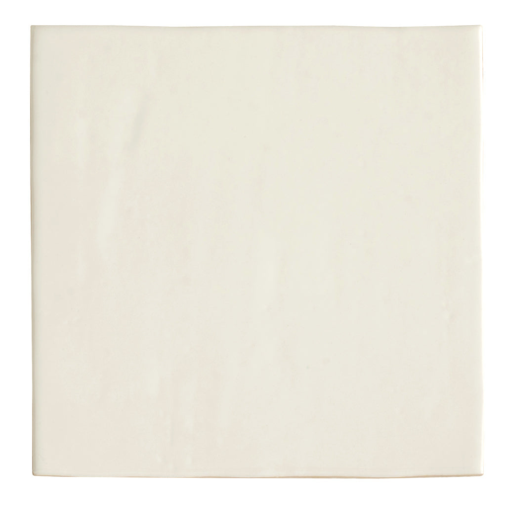 Pearl White 6x6 Glossy Square Porcelain Tile (19 pack, 4.65 sq ft/case)