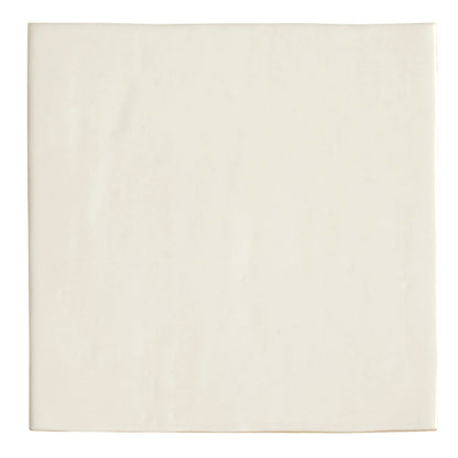 Pearl White 6x6 Glossy Square Porcelain Tile (19 pack, 4.65 sq ft/case)