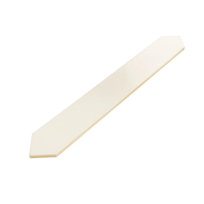 Pearl White 3x19 Glossy Picket Porcelain Tile (20 pack, 7.65 sq ft/case)