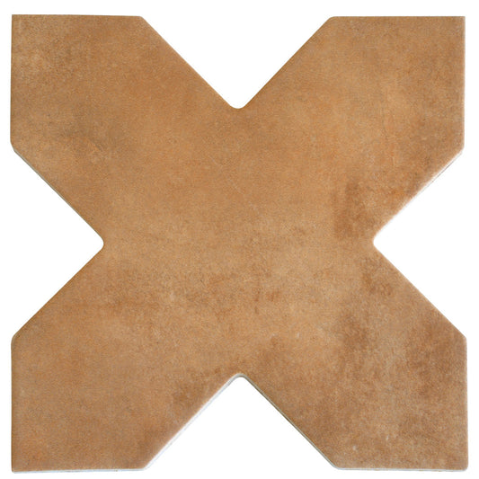 Terracotta 7x7 Matte Cross Porcelain Tile (16 pack, 5.6 sq ft/case) - Sample
