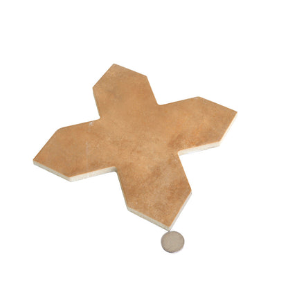 Terracotta 7x7 Matte Cross Porcelain Tile (16 pack, 5.6 sq ft/case)