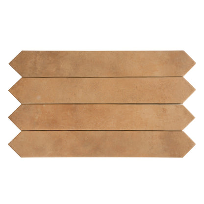 Terracotta 3x19 Matte Picket Porcelain Tile (20 pack, 7.65 sq ft/case)