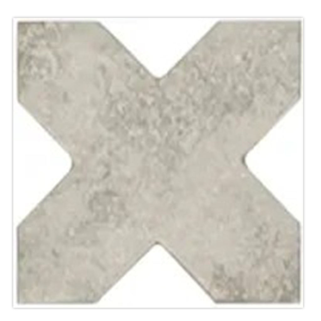 Soft Beige 6x6 Matte Cross Porcelain Tile (24 pack, 6.35 sq ft/case)