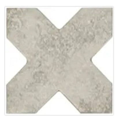 Soft Beige 6x6 Matte Cross Porcelain Tile (24 pack, 6.35 sq ft/case)