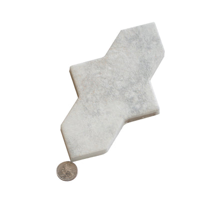 Beige 7x2.5 Matte Star Porcelain Tile (36 pack, 5.33 sq ft/case)