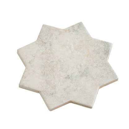 Light Ash Beige 6x6 Matte Star Porcelain Tile (16 pack, 4.2 sq ft/case)