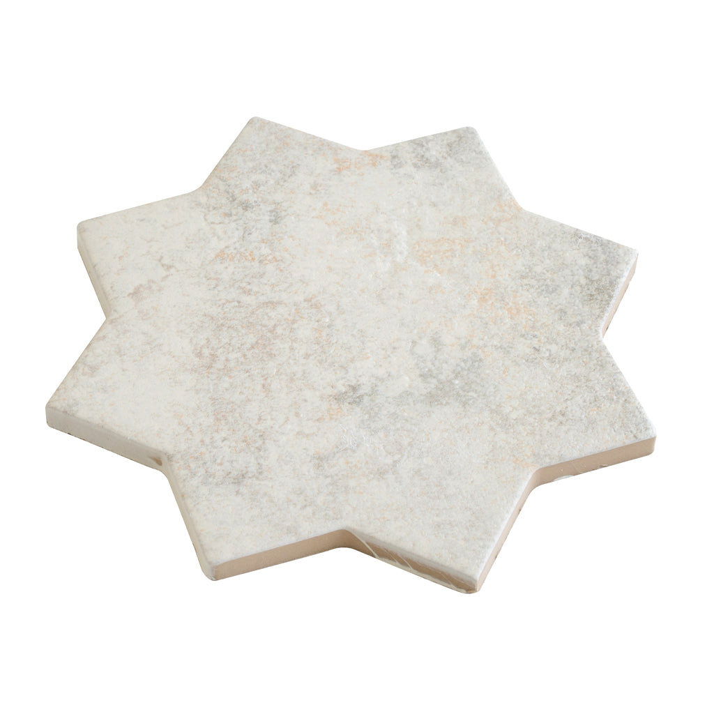 Light Ash Beige 6x6 Matte Star Porcelain Tile (16 pack, 4.2 sq ft/case)
