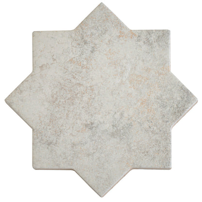 Light Ash Beige 6x6 Matte Star Porcelain Tile (16 pack, 4.2 sq ft/case)