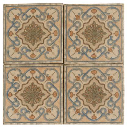 Taupe-blue Terracotta 6x6 Matte Square Porcelain Tile (19 pack, 4.65 sq ft/case) - Sample