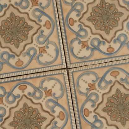 Taupe-blue Terracotta 6x6 Matte Square Porcelain Tile (19 pack, 4.65 sq ft/case) - Sample