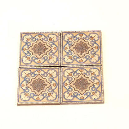 Taupe-blue Terracotta 6x6 Matte Square Porcelain Tile (19 pack, 4.65 sq ft/case) - Sample
