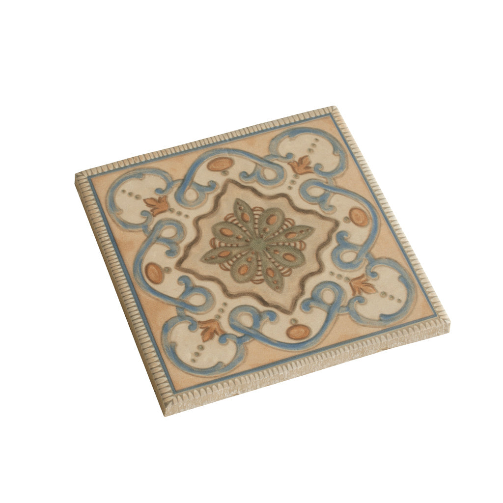 Taupe-blue Terracotta 6x6 Matte Square Porcelain Tile (19 pack, 4.65 sq ft/case) - Sample