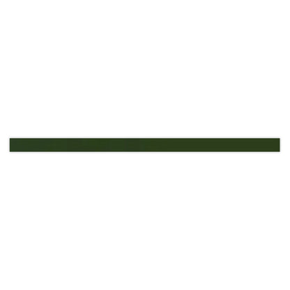 Deep Forest Green 0.6x12 Glossy Porcelain Bullnose Tile Trim (10 pack, 0.5 sq ft/case)