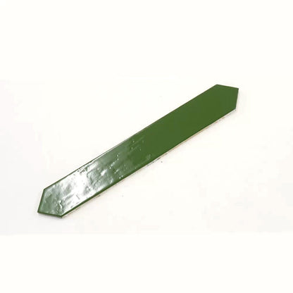 Deep Forest Green 3x19 Glossy Picket Porcelain Tile (20 pack, 7.65 sq ft/case) - Sample