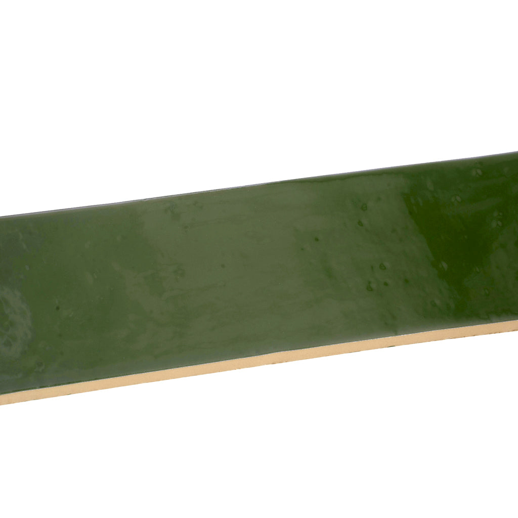 Deep Forest Green 3x19 Glossy Picket Porcelain Tile (20 pack, 7.65 sq ft/case) - Sample