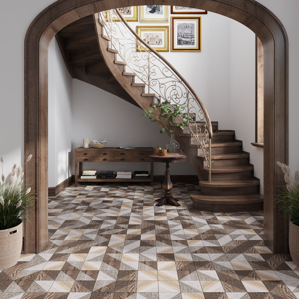 Brown 6x6 Matte Square Porcelain Tile (20 pack, 5.868 sq ft/case) - Sample