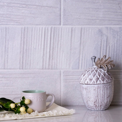 White 4x13 Matte Brick Porcelain Tile (31 pack, 12.034 sq ft/case) - Sample
